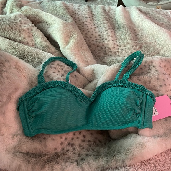 NWT Stoney Clover lane sweetheart neck bralette bikini top Medium - Picture 12 of 12